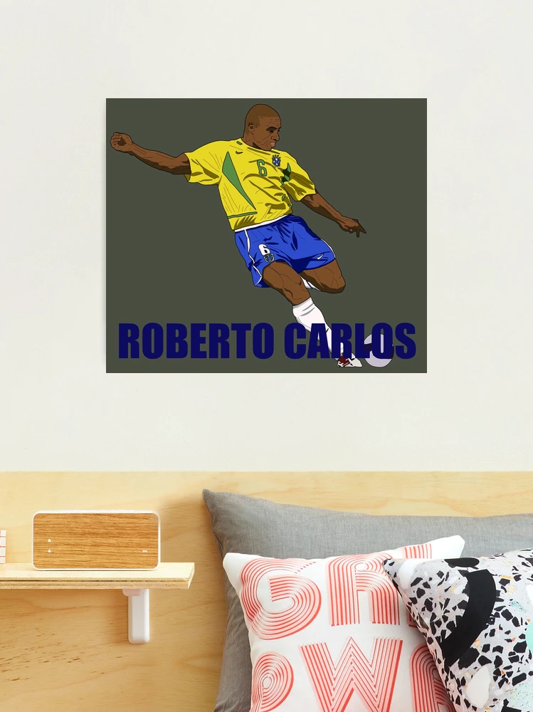 Lamina fotografica for Sale con la obra Retrato de arte digital de Roberto Carlos de TheSportsDraw Redbubble