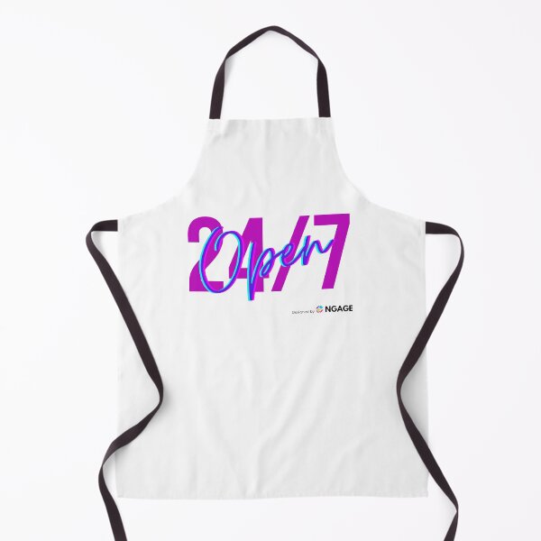Item preview, Open 24/7 funny design designed and sold by NGAGE "LIVE LIFE".