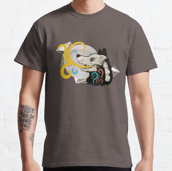 Wolf skull illustration Classic T-Shirt