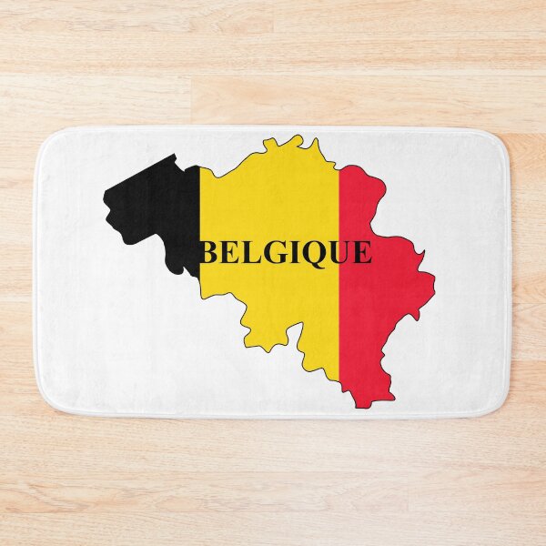 Item preview, Belgium Flag Map with Inscribed Name designed and sold by ctad.