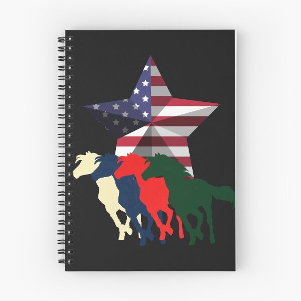 Item preview, FOUR HORSES, FOUR HORSES OF THE APOCALYPSE, AMERICAN STAR designed and sold by R B Chrystal.