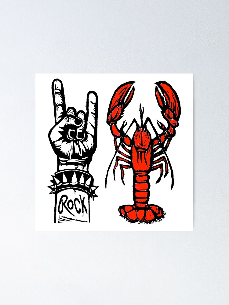 Amazon.com : Large 'Lobster' Temporary Tattoo (TO00032876) : Beauty &  Personal Care