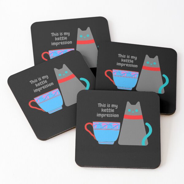 Item preview, Cats impression of a kettle  designed and sold by Blertz.