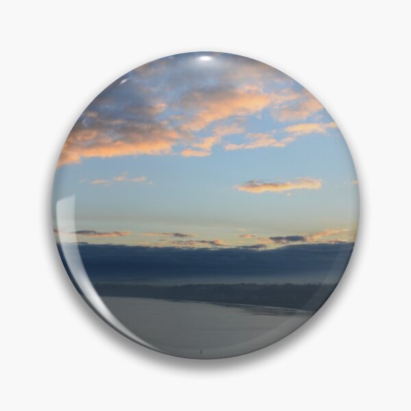 Item preview, Filey Mist and Sea Fret at Sunset with a lone Paddle Boarder skimming the water designed and sold by HiddenGemsPics.