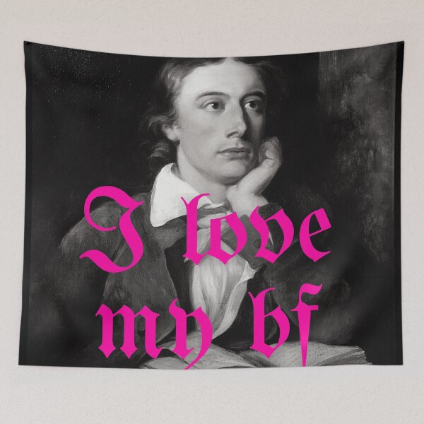 Item preview, I love my bf John Keats designed and sold by daphhne.