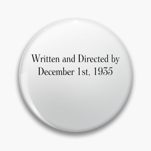 Item preview, Written and directed by December 1st, 1935 designed and sold by Rayuela.