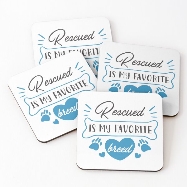 Item preview, Rescued Is My Favorite Breed designed and sold by cherrific.