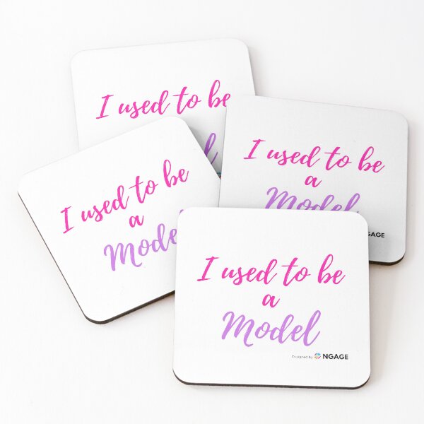 Item preview, I used to be a model - funny design designed and sold by NGAGE "LIVE LIFE".