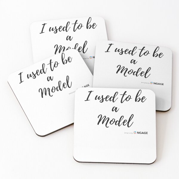 Item preview, I used to be a model - funny design designed and sold by NGAGE "LIVE LIFE".