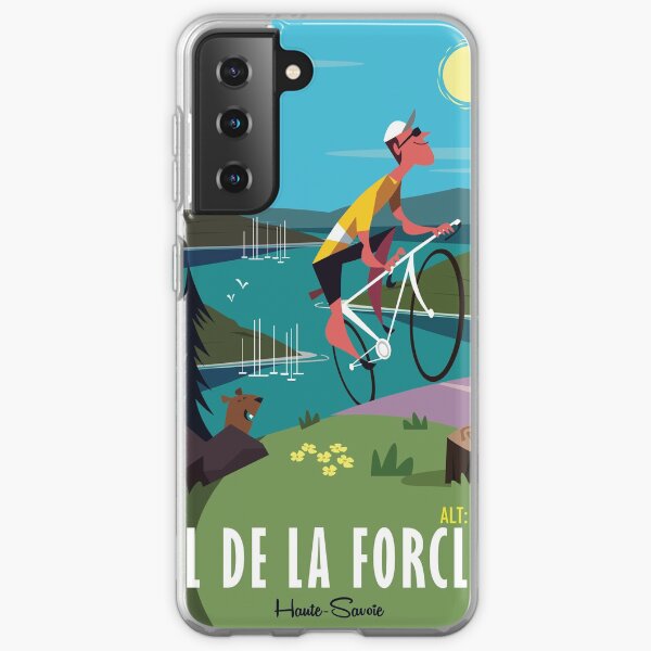 Col de la Forclaz poster Samsung Galaxy Soft Case