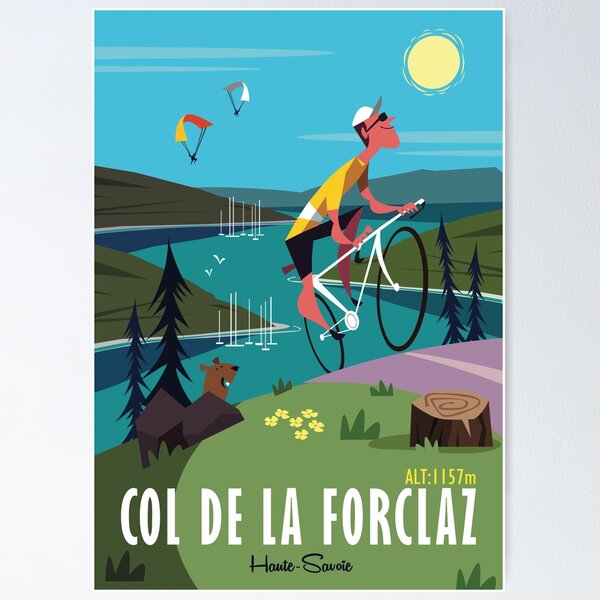 Item preview, Col de la Forclaz poster designed and sold by GAGodel.
