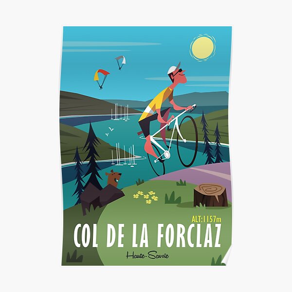 Col de la Forclaz poster Poster