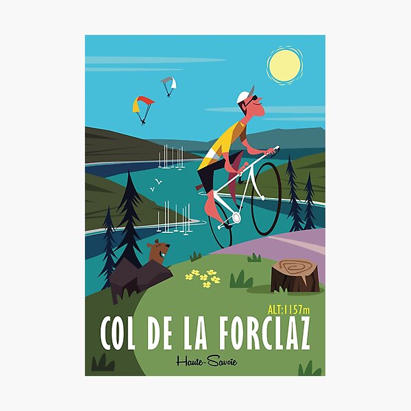 Col de la Forclaz poster Photographic Print