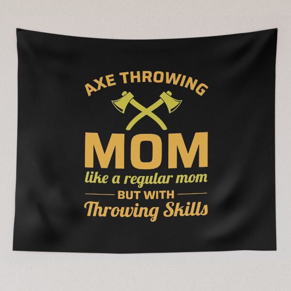 Item preview, Axe Throwing Mom Thrower Hatchet Lumberjack Funny designed and sold by CuteDesigns1.