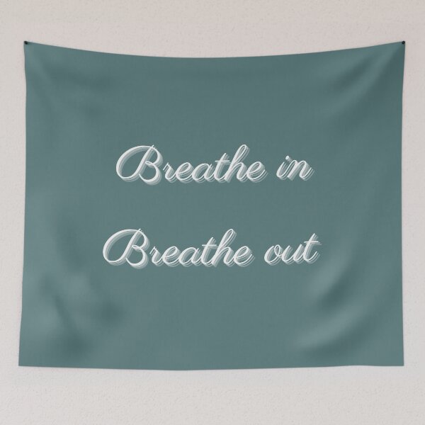 Item preview, Breathe In, Breathe Out - Yoga Design designed and sold by HobbiesAndFun.