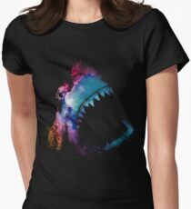 Space Shark Women's Fitted T-Shirt