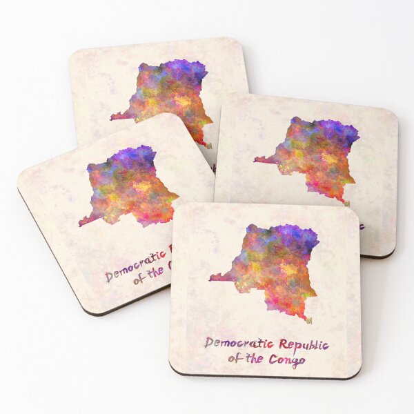 Item preview, Democratic Republic of the Congo  in watercolor designed and sold by paulrommer.