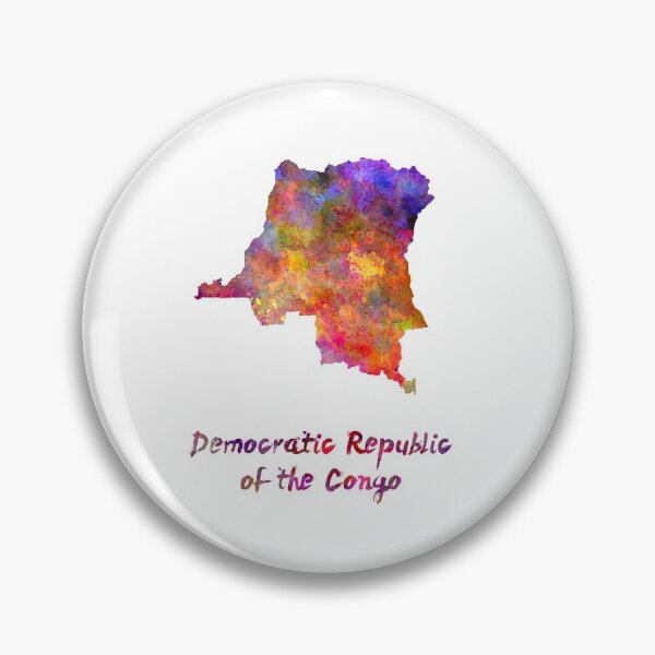 Item preview, Democratic Republic of the Congo  in watercolor designed and sold by paulrommer.