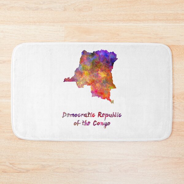 Item preview, Democratic Republic of the Congo  in watercolor designed and sold by paulrommer.