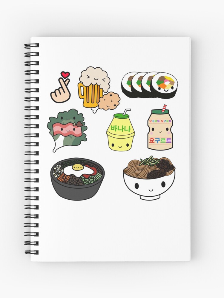 Korean Food Mix - Kpop Kdrama Fans Sticker Pack Sticker for Sale