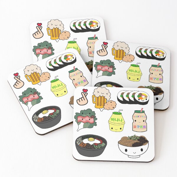 Item preview, Korean Food Mix - Kpop Kdrama Fans Sticker Pack designed and sold by mariekawaii.