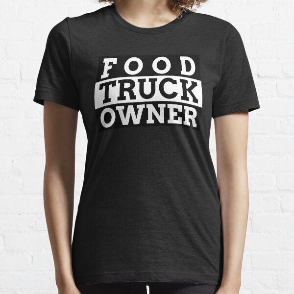 Food Truck Owner Parental Advisory Styled Typography Essential T-Shirt