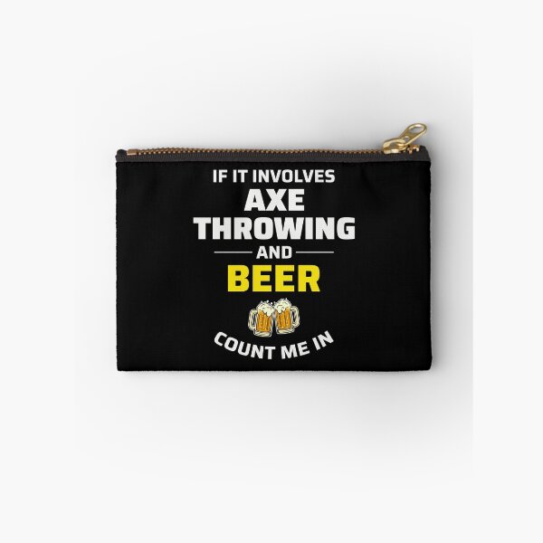 Item preview, Axe Throwing Thrower Hatchet Lumberjack Beer designed and sold by CuteDesigns1.