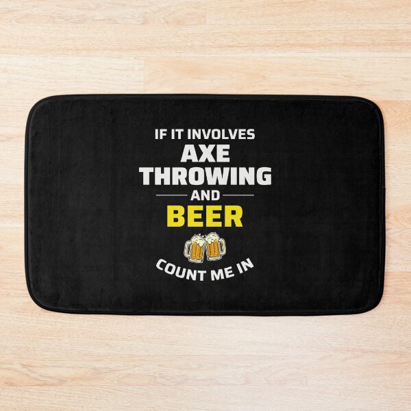 Item preview, Axe Throwing Thrower Hatchet Lumberjack Beer designed and sold by CuteDesigns1.