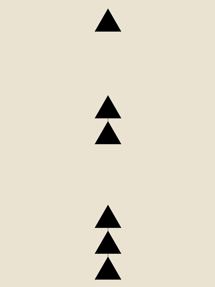 Thumbnail 4 of 4, Relaxed T-Shirt, Triangular geometry designed and sold by Raspberry-Cat.