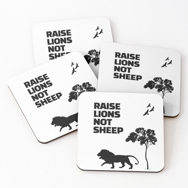 Item preview, raise lions not sheep designed and sold by J- exit.