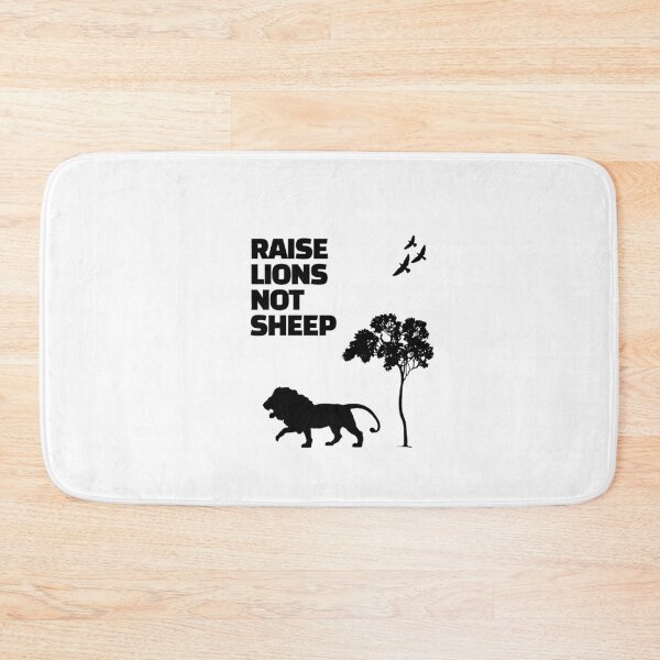 Item preview, raise lions not sheep designed and sold by J- exit.