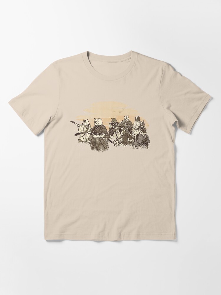 Alternative Ansicht von Sieben Samurai Katze Essential T-Shirt