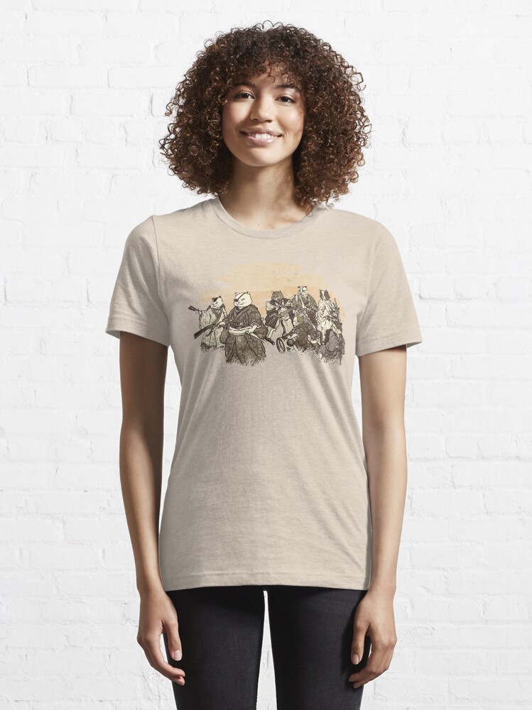 Alternative Ansicht von Sieben Samurai Katze Essential T-Shirt