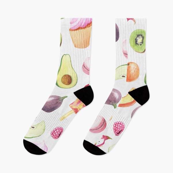 Artikelvorschau, Gemischtes Fruchteis und Bäckerei-Aquarell-Muster entworfen und verkauft von Terisdesign.