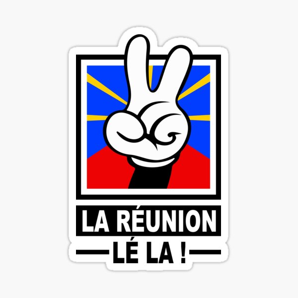 974 La Réunion lé la ! Mavéli - B Sticker