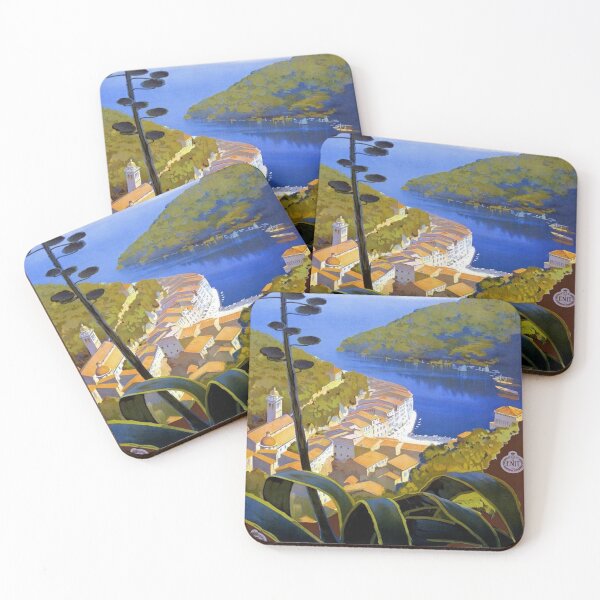 Item preview, Italian Riviera Vintage Italy Travel Poster Italy Vintage Travel Art designed and sold by cutesy.