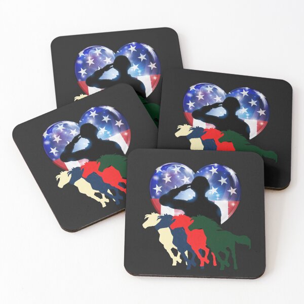 Item preview, FOUR HORSES, FOUR HORSES OF THE APOCALYPSE, AMERICAN HEART, VETERAN designed and sold by R B Chrystal.
