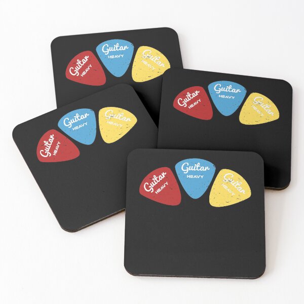 Item preview, Triple Vintage Retro Guitar Picks for Guitarists & Bassists designed and sold by MakersKeystone.
