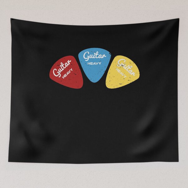 Item preview, Triple Vintage Retro Guitar Picks for Guitarists & Bassists designed and sold by MakersKeystone.