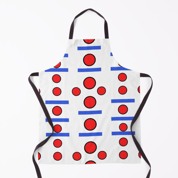 Item preview, Red and blue shapes design on a white background designed and sold by seelya83.