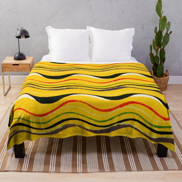 Item preview, Yellow Stripes Japanese style print designed and sold by Deez Direct.