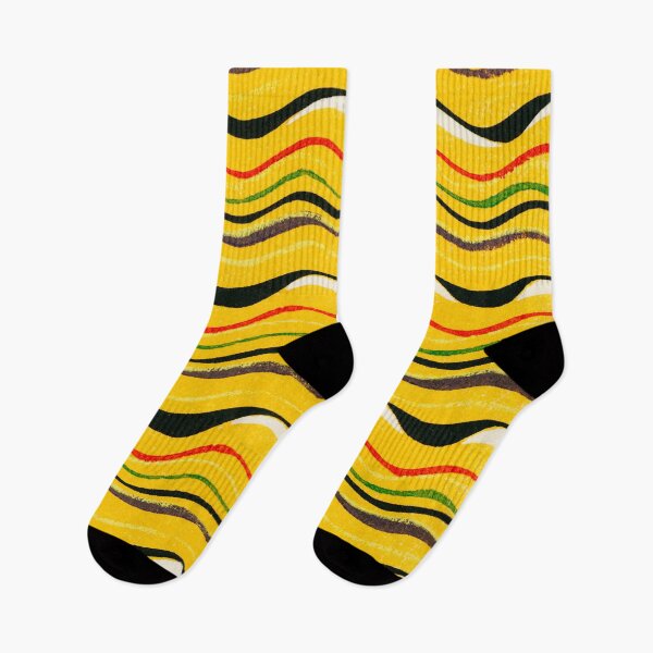 Item preview, Yellow Stripes Japanese style print designed and sold by Deez Direct.