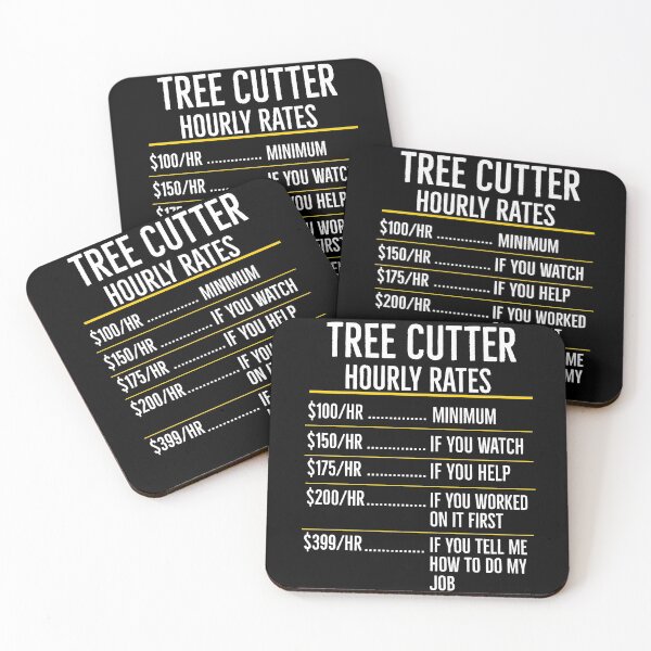 Item preview, Tree Cutter Hourly Rates designed and sold by Luna1Shop.