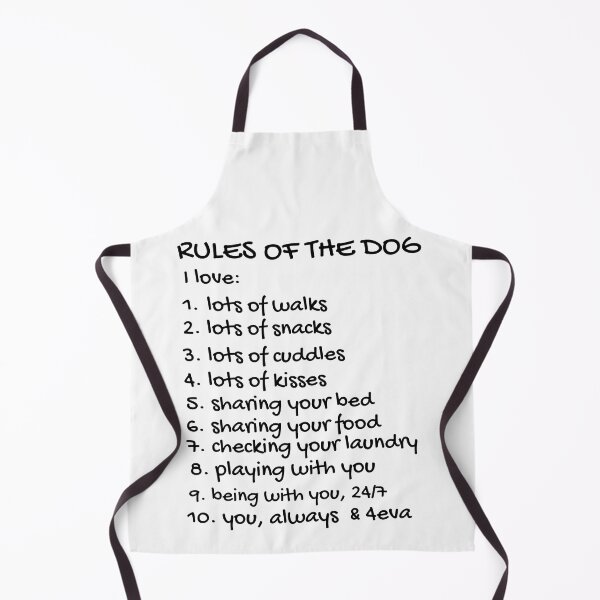 Item preview, Rules Of The Dog. Text only design, black text. designed and sold by JellyBeenzz.