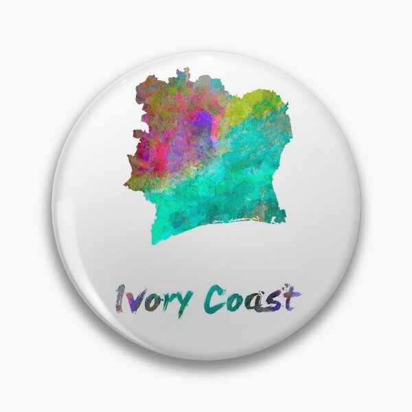 Item preview, Ivory Coast in watercolor designed and sold by paulrommer.