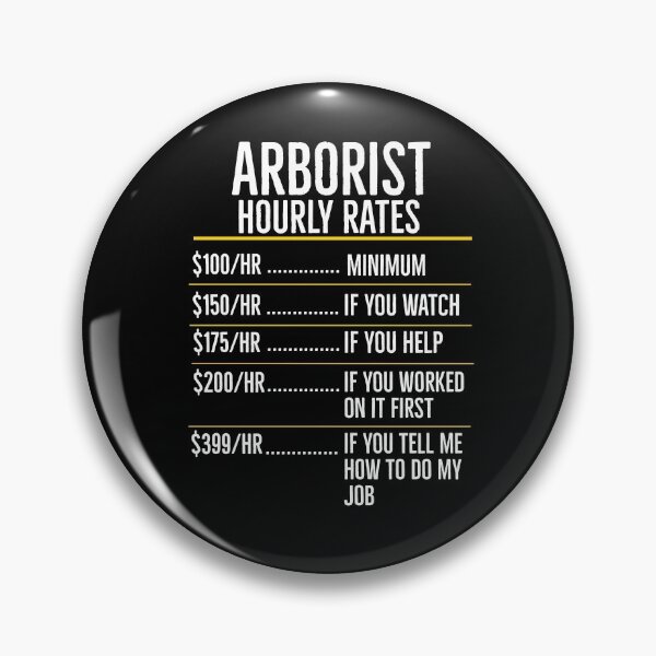 Item preview, Arborist Hourly Rates designed and sold by Luna1Shop.