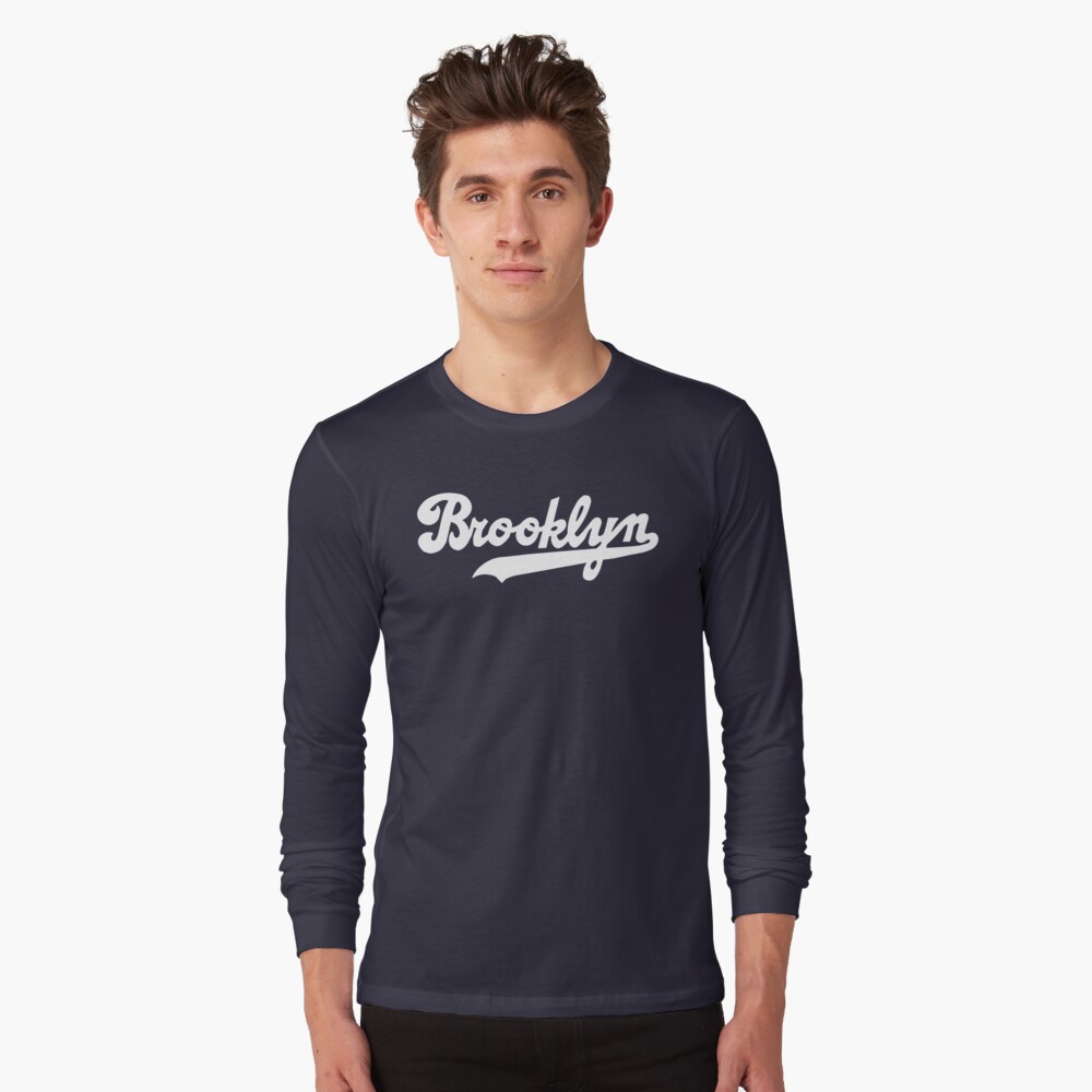 brooklyn dodgers script T-Shirt hippie clothes vintage clothes custom t  shirt mens long sleeve t shirts