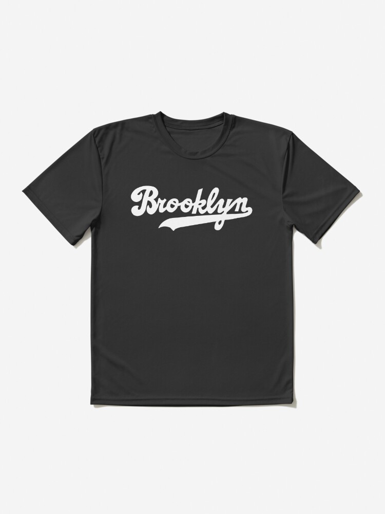 brooklyn dodgers script Active T-Shirt for Sale by Hungry Hungry