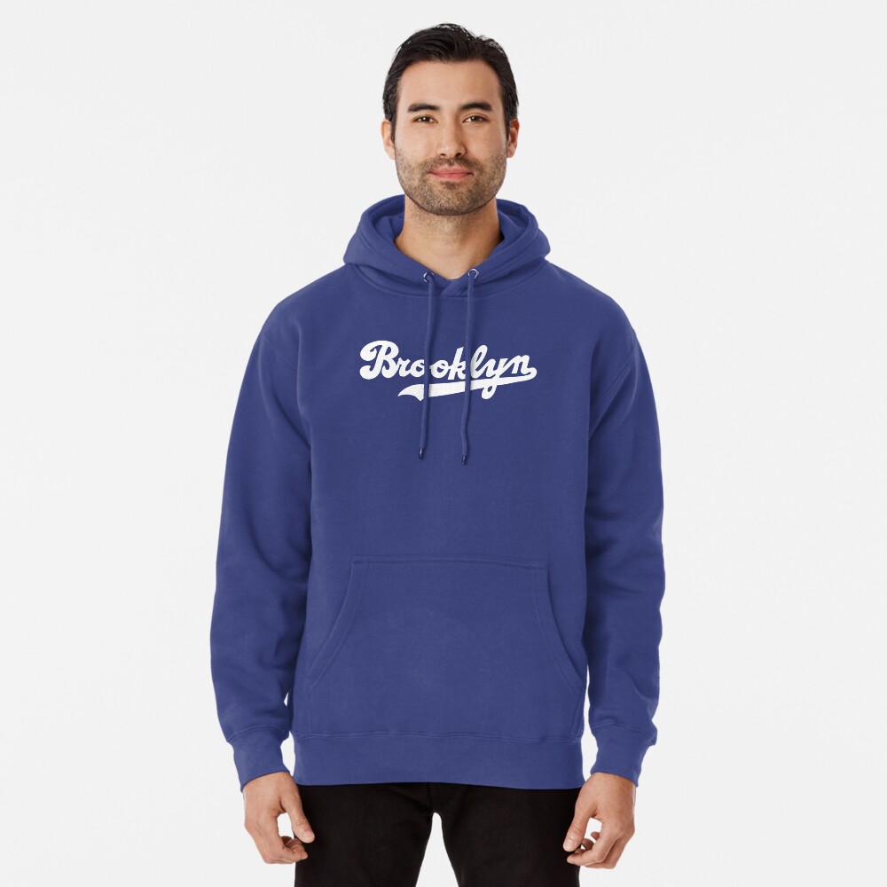 New Era Los Angeles Dodgers Block Letter Pullover Hoodie / Black