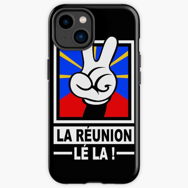 974 La Réunion lé la ! Mavéli - W Coque antichoc iPhone